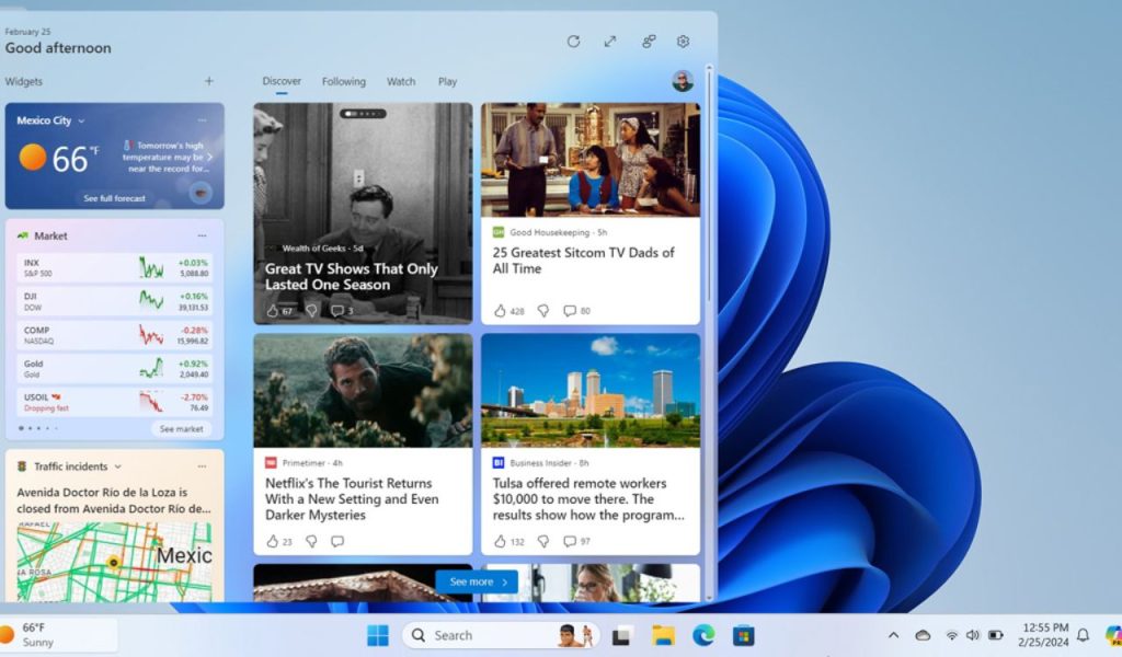 Widgets (and the Microsoft Start News Feed)